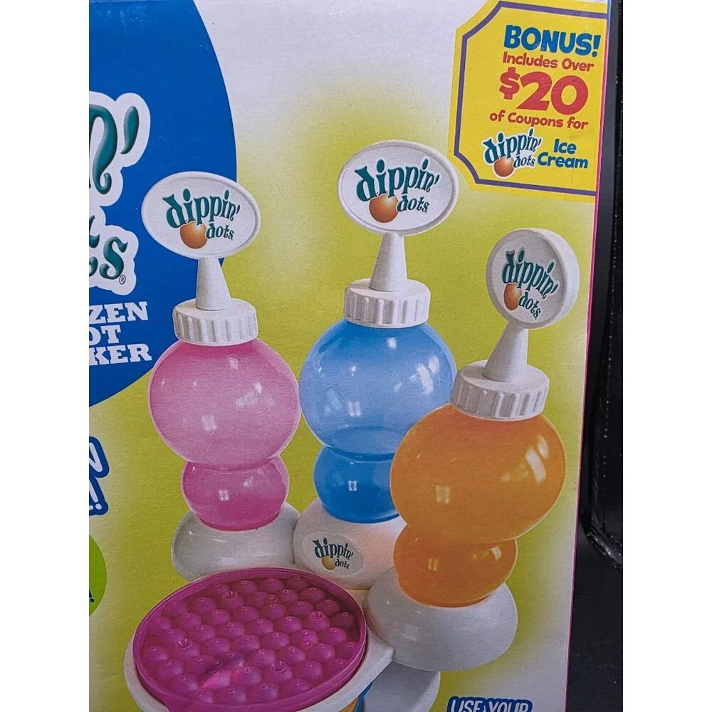 Dippin Dots Frozen Dot Maker Magic Set With 3 Flavor Dispensers And Accessories